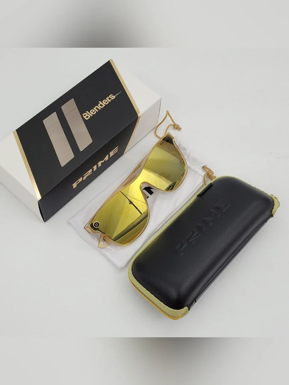 NEW Blenders Prime 21 Gold Sunglasses